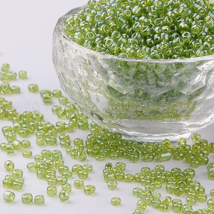 Glass Seed Beads UK-SEED-A006-3mm-104-K-1