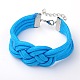 Braided Cord Bracelets UK-BJEW-JB01559-01-1