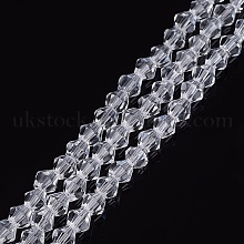 4x4mm, Hole: 1mm, about 88~89pcs/strand, 12.99~13.39 inch