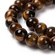 Round Tiger Eye Beads Strands UK-Z0RQT011-1