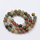 Natural Peacock Green Agate Beads Strands UK-G-S259-16-6mm-2