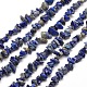 Natural Lapis Lazuli Chip Bead Strands UK-G-M205-14-1
