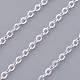 Brass Cable Chain Necklaces UK-NJEW-SW028-28inch-S-3