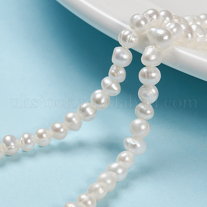 Natural Cultured Freshwater Pearl Beads UK-PEAR-D049-1-1
