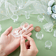 AHANDMAKER 12Pcs Transparent Plastic Food Play Cup Set UK-DIY-GA0003-21-3