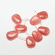 Cherry Quartz Glass Beads Strands UK-G-P094-16-K-2
