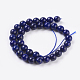 Natural Lapis Lazuli Beads Strands UK-G-G087-6mm-2