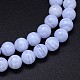 Grade AA Natural Blue Lace Agate Beads Strands UK-G-F222-30-8mm-2