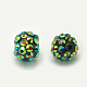 Chunky Resin Rhinestone Beads UK-RESI-M019-M-2