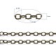 Brass Cable Chains UK-X-CHC024Y-AB-3