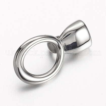 304 Stainless Steel Hook Clasps UK-STAS-E133-092P-1