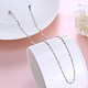 925 Sterling Silver Chain Necklaces UK-NJEW-BB30123-16-3