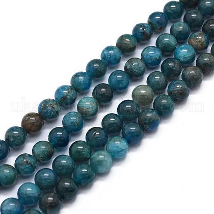 Natural Apatite Beads Strands UK-X-G-F591-01-6mm-1