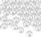1 Box 8mm White Tiny Satin Luster Glass Pearl Beads Round Loose Beads for Jewelry Making UK-HY-PH0001-8mm-001-2