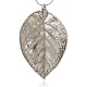 Vintage Alloy Enamel Leaf Big Pendants UK-ENAM-J074-05AS-2