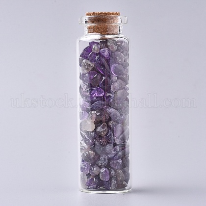 Glass Wishing Bottle UK-DJEW-L013-A15-1
