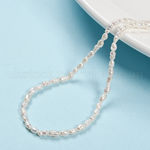 Natural Cultured Freshwater Pearl Beads Strands UK-PEAR-G007-40