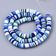 Handmade Polymer Clay Beads Strands UK-CLAY-R089-6mm-088-2