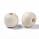 Natural Unfinished Wood Beads UK-WOOD-S651-A10mm-LF-2