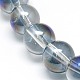 Electroplate Glass Beads Strands UK-EGLA-J001-10mm-C01-K-2