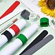 Nbeads 10Pcs 5 Colors Silicone Covered Iron Flip Wraps Holder Clips UK-BJEW-NB0001-04-7
