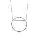 SHEGRACE 925 Sterling Silver Pendant Necklace for Women UK-JN705A-1