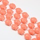Synthetic Gemstone Coral Beads Strands UK-CORA-L026-08-K-1