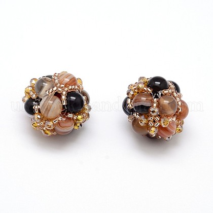 Natural Agate Beads UK-G-O053-A-07-K-1