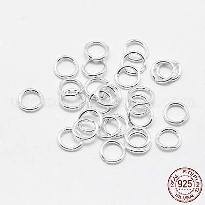 925 Sterling Silver Round Rings UK-STER-F032-08S-0.7x5-1