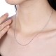 925 Sterling Silver Chain Necklaces UK-NJEW-BB30132-20-4