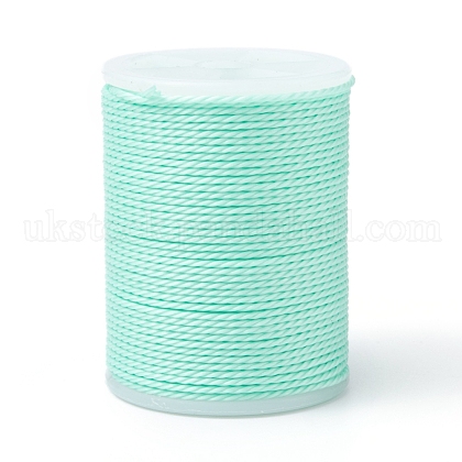 Round Waxed Polyester Cord UK-YC-G006-01-1.0mm-34-1