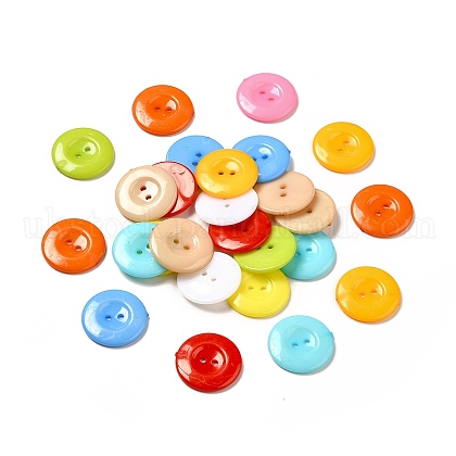 Acrylic Sewing Buttons for Costume Design UK-BUTT-E087-C-M-1