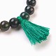 Natural Gemstone Beads Stretch Charm Bracelets UK-BJEW-JB03728-3