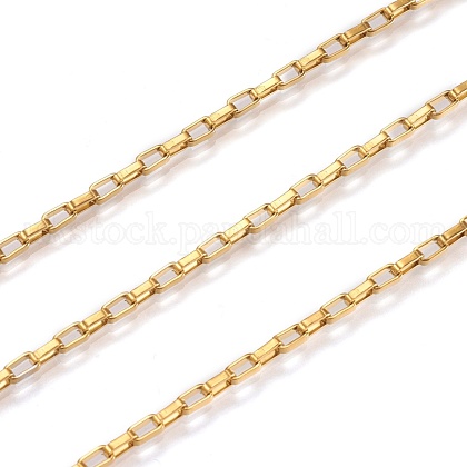 304 Stainless Steel Venetian Chains UK-CHS-H007-34G-1