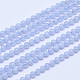 Grade A Natural Blue Lace Agate Round Bead Strands UK-G-L417-09-4mm-1