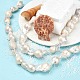 Natural Baroque Pearl Keshi Pearl Beads Strands UK-PEAR-Q015-017-5
