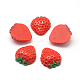 Strawberry Resin Cabochons UK-CRES-R183-09-K-2