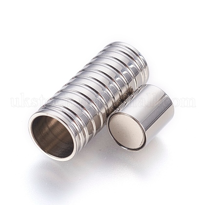304 Stainless Steel Magnetic Clasps UK-STAS-O114-085P-1