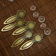 20mm Clear Domed Glass Cabochon Cover for Antique Bronze DIY Alloy Portrait Bookmark Making UK-DIY-X0125-AB-NR-1
