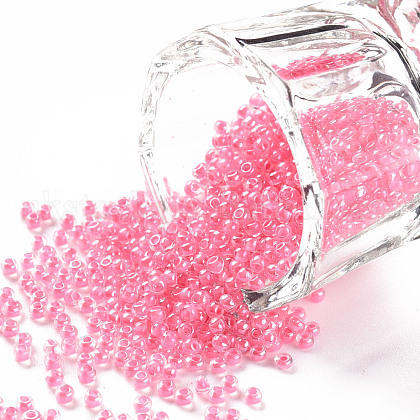 11/0 Grade A Transparent Glass Seed Beads UK-X-SEED-N001-F-254-1