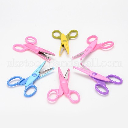 Small Iron Craft Lace Scissors UK-AJEW-A022-24-1