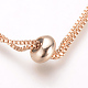 Brass Box Chain Slider Bracelet Making UK-KK-Q675-05-2