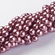Glass Pearl Beads Strands UK-HY-8D-B58-3