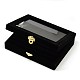 Wooden Rectangle Ring Boxes UK-OBOX-L001-06A-3