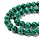Natural Malachite Beads Strands UK-G-O166-07A-6mm-3
