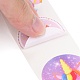 8 Styles Unicorn Paper Stickers UK-DIY-L051-008-6