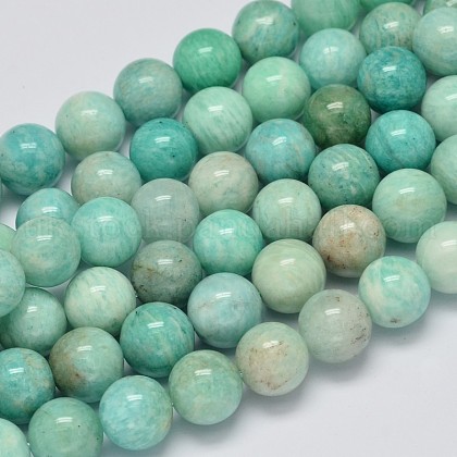 Natural Amazonite Beads Strands UK-G-K068-03-12mm-1