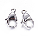 304 Stainless Steel Lobster Claw Clasps&nbsp;UK-X-STAS-R050-15x9mm-2