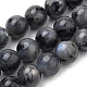 Natural Larvikite Beads Strands UK-G-S259-06-8mm-1