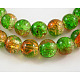 Crackle Glass Beads Strands UK-GGC8MM015-K-1